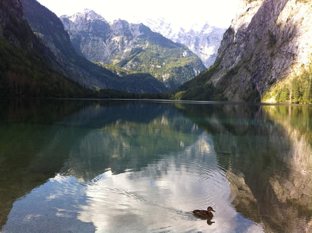 berchtesgaden end of lake